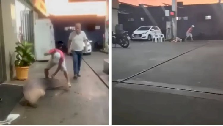 Homem é preso após agredir e arrastar pelos cabelos a namorada em posto de combustível em Jales