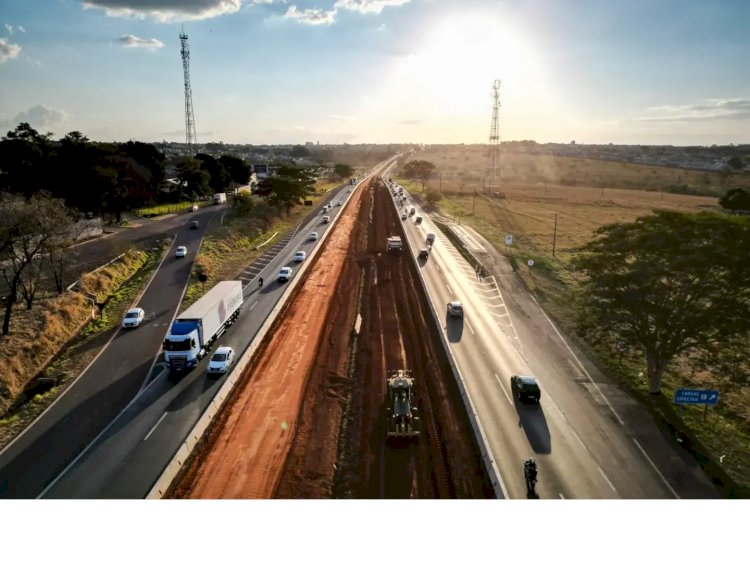 Obras avançam e 'travam' os dois sentidos da Washington Luís entre Rio Preto e Mirassol