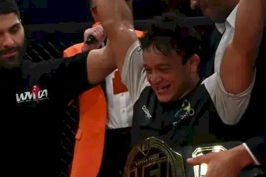 De Rio Preto, Edgar Pigmeu nocauteia favorito holandês e conquista cinturão de MMA na Europa