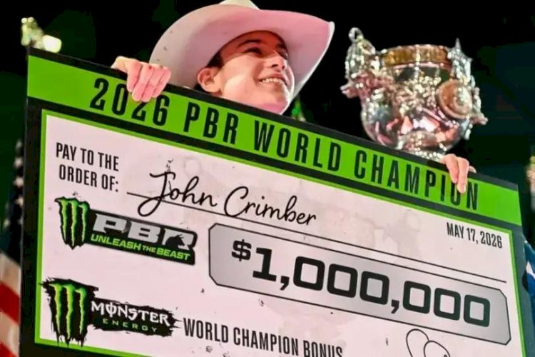 Filho de olimpiense, John Crimber se torna o peão mais jovem a conquistar o título mundial da PBR