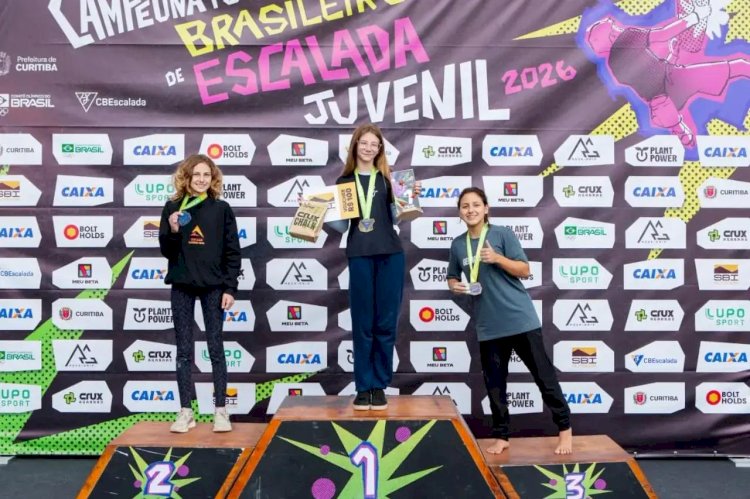 Atleta rio-pretense conquista ouro em campeonato de escalada