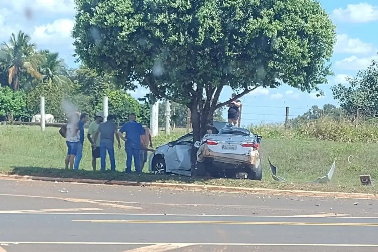 Mulher de 37 anos morre em acidente em rodovia de Guarani d'Oeste