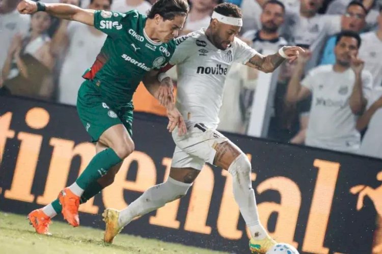 Palmeiras segura Santos, empata na Vila e vai à semifinal da Copa do Brasil