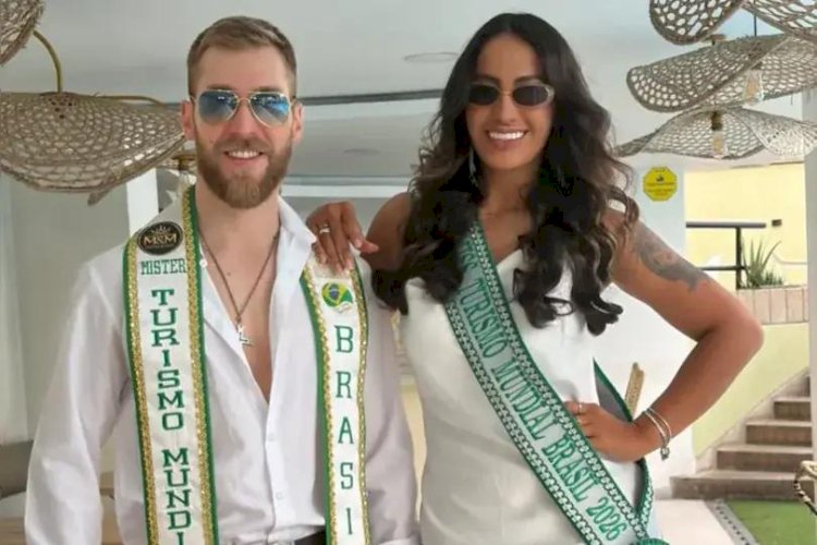 Mirassolenses representam o Brasil no Miss e Mister Turismo Mundial 2026, na Colômbia