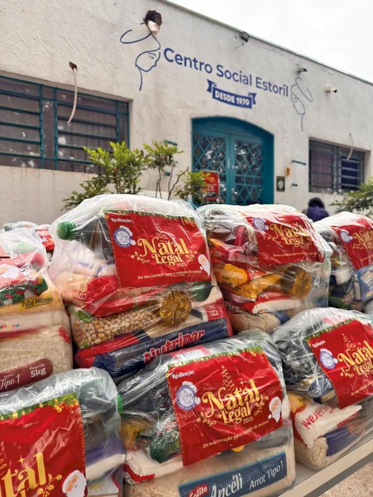 Campanha Natal Legal, do Centro Social Estoril, recebe doações